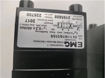 Injap Servo EMG SV1-10/16/315/6 LS14.01 SV1-10/32/315/6 SV1-10/8/100/1 KLW300.012 TM1.01002 Nr. 1061626 DMC-U003-DCS